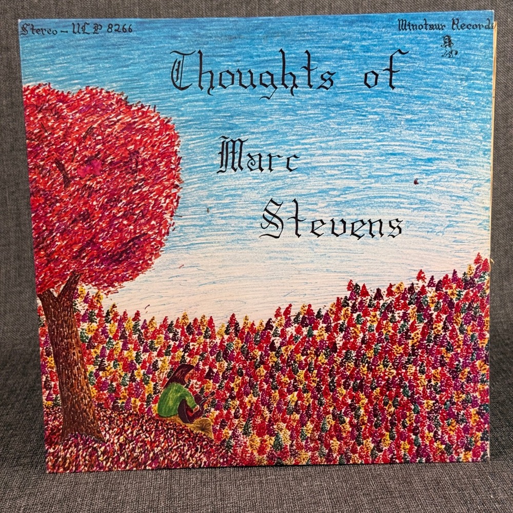 Marc Stevens "Thoughts of" vinyl LP Private Press 1970s folk country NEAR MINT